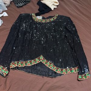 Vintage sequin sweater